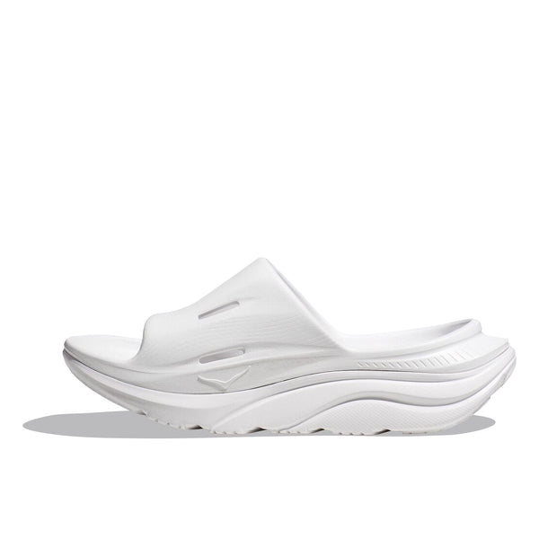 Hoka Ora Recovery Slide 3 White / White Achilles Heel