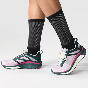 The North Face Women's Vectiv Infinite Trail Running Shoes Lavender Fog / Ponderosa Green - achilles heel