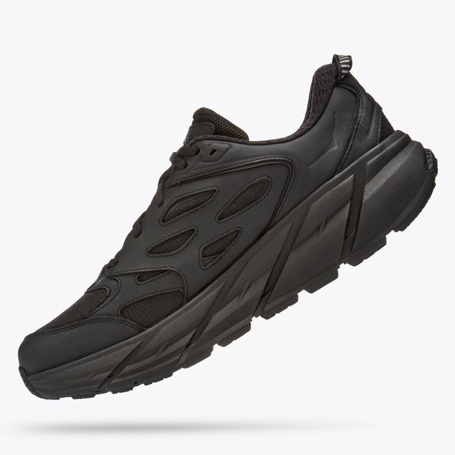 Hoka Clifton L GORE-TEX Shoes Black / Black - achilles heel