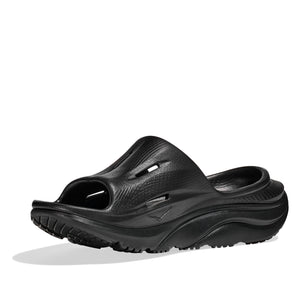 Hoka Ora Recovery Slide 3 Black / Black - achilles heel