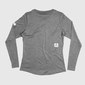 SAYSKY Women's Clean Pace Top Light Grey Melange - achilles heel