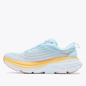 Hoka Women's Bondi 8 Running Shoe Summer Song / Country Air - achilles heel