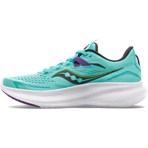 Saucony Women's Ride 15 Running Shoes Cool Mint / Acid - achilles heel