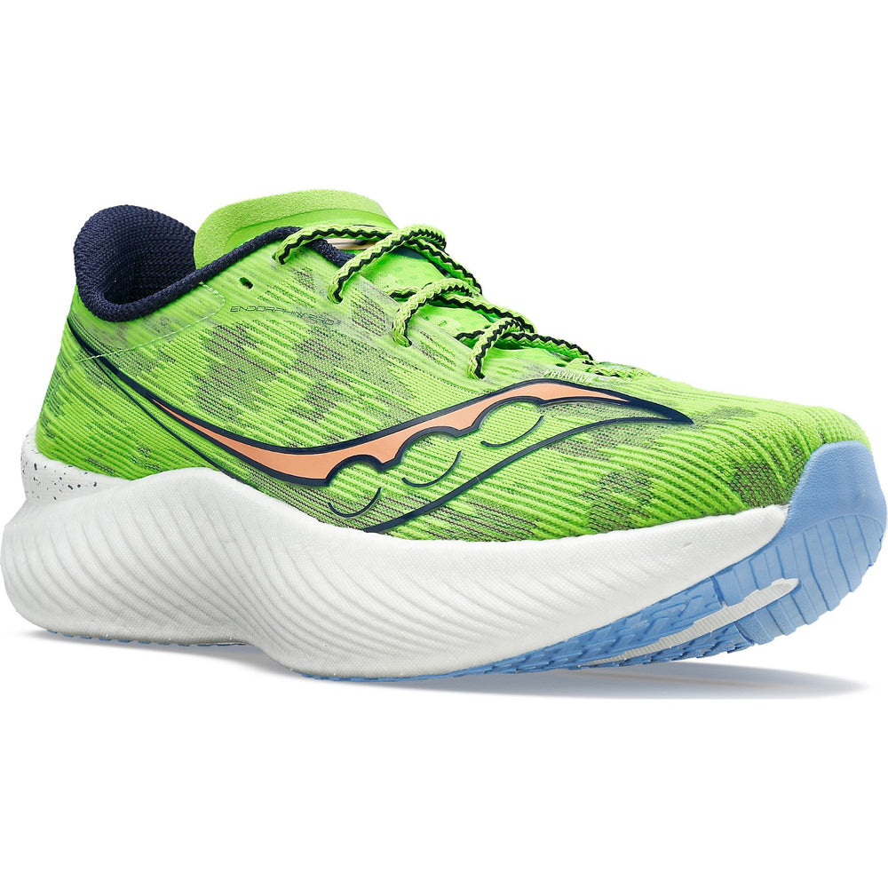 Saucony Men's Endorphin Pro 3 Running Shoes Invader - achilles heel