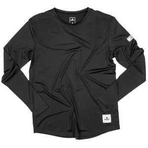 SAYSKY Clean Pace Top Black Melange - achilles heel