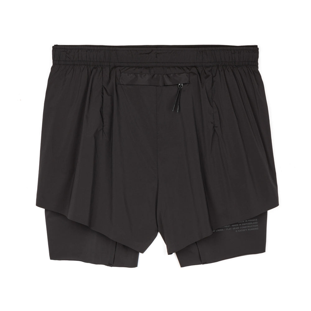 Satisfy TechSilk 8 Inch Shorts Black Silk - achilles heel