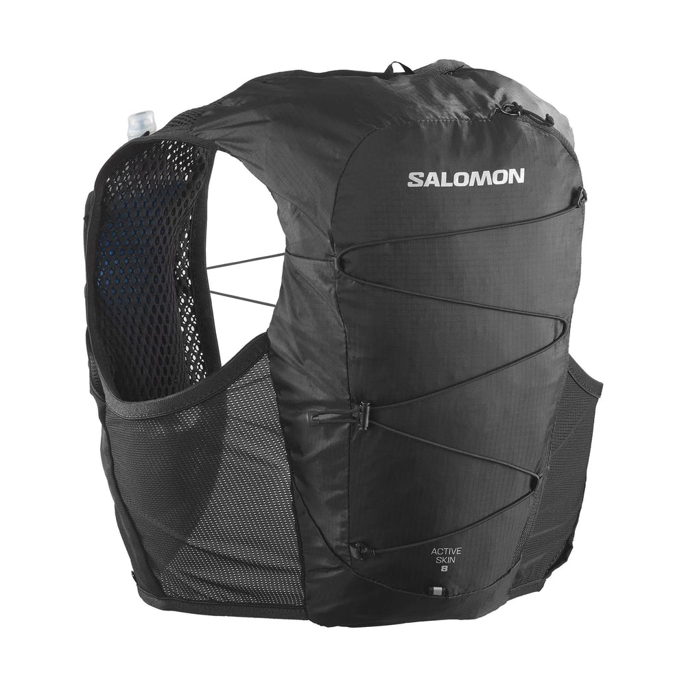 Salomon Active Skin 8 Set Running Vest Black - achilles heel