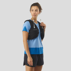 Salomon Women's Advance Skin 5 Set Running Vest Black / Ebony - achilles heel