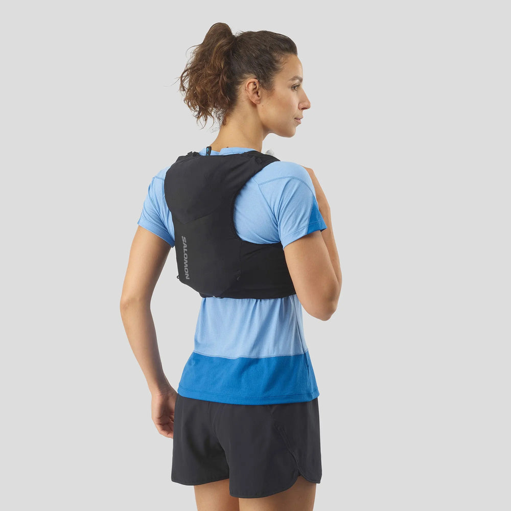 Salomon Women's Advance Skin 5 Set Running Vest Black / Ebony - achilles heel
