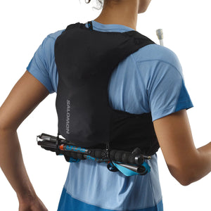 Salomon Women's Advance Skin 5 Set Running Vest Black / Ebony - achilles heel