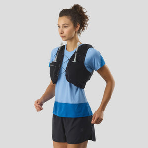 Salomon Women's Advance Skin 12 Set Running Vest Black / Ebony - achilles heel