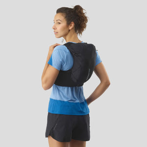 Salomon Women's Advance Skin 12 Set Running Vest Black / Ebony - achilles heel