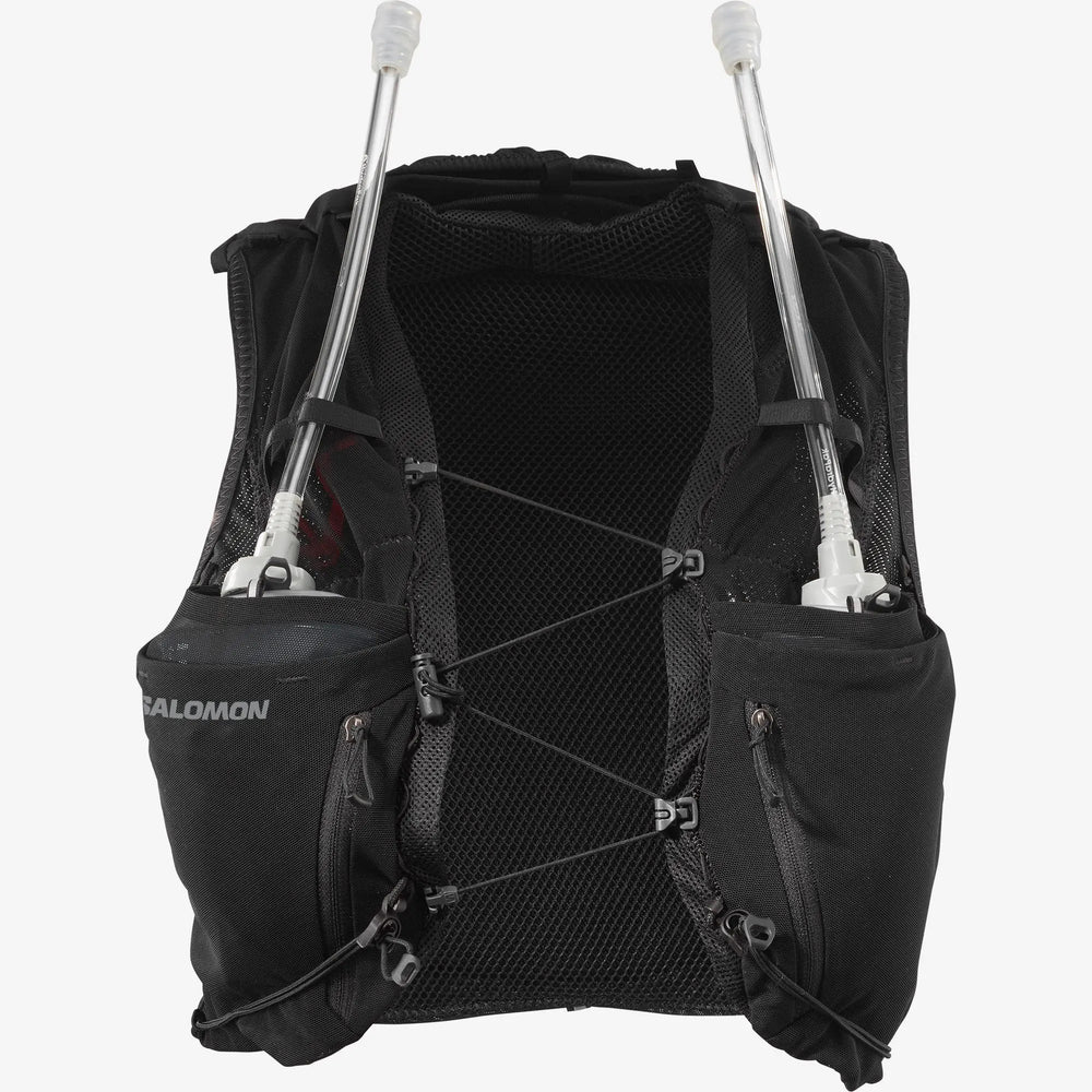 Salomon Women's Advance Skin 12 Set Running Vest Black / Ebony - achilles heel