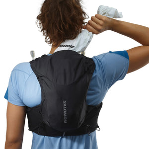 Salomon Women's Advance Skin 12 Set Running Vest Black / Ebony - achilles heel