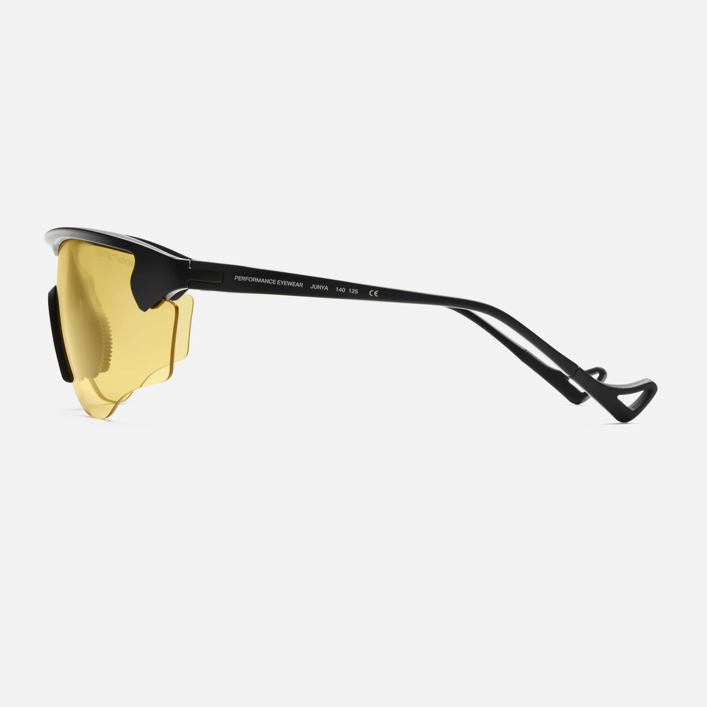 District Vision Junya Racer Black D+ Sports Yellow - Achilles Heel