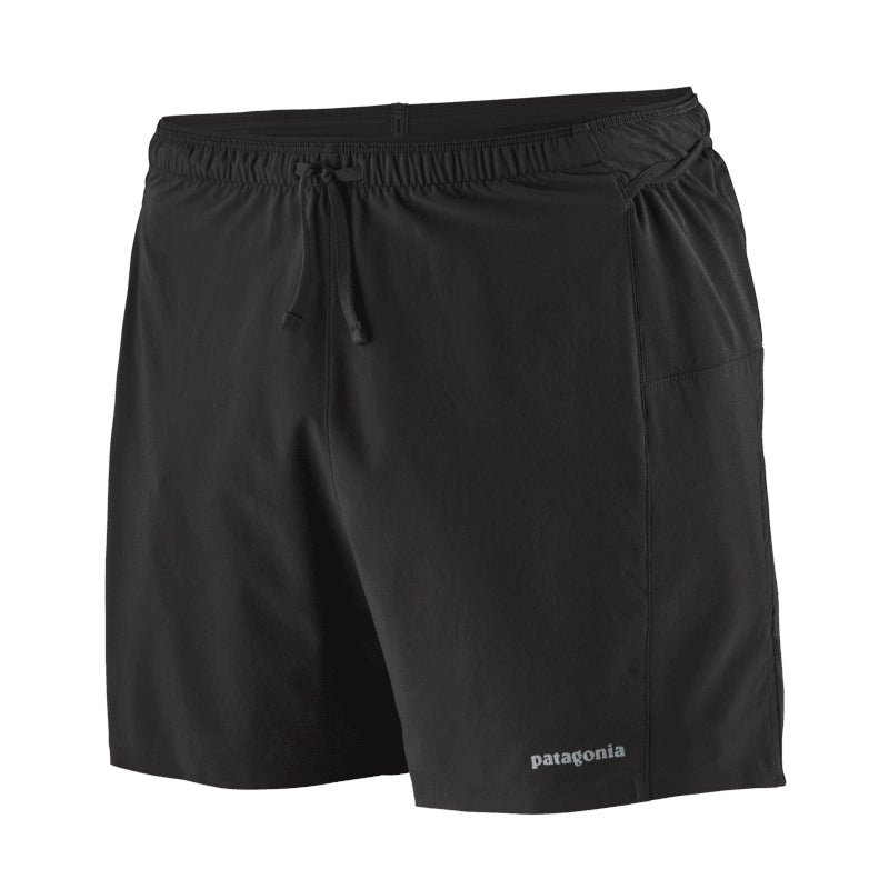 Patagonia Men's Strider Pro V2 5 Inch Shorts Black - achilles heel