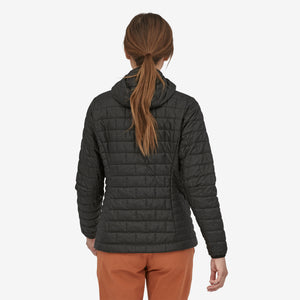 Patagonia Women's Nano Puff Hoody Black - achilles heel