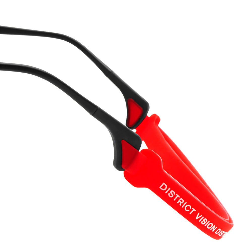 District Vision Adjustable Eyewear Strap Red - achilles heel