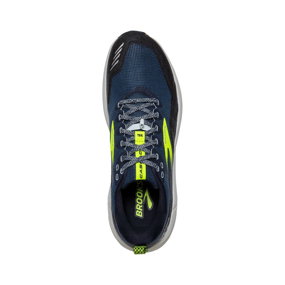 Brooks Men's Cascadia 16 Trail Running Shoes Titan / Peacoat / Nightlife - achilles heel