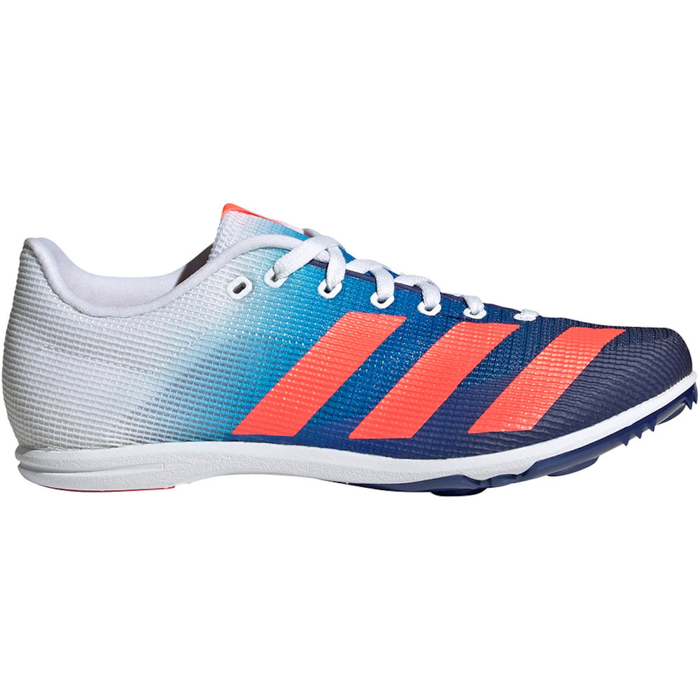 adidas Allroundstar J Running Spikes Legacy Indigo / Turbo / Blue Rush - achilles heel