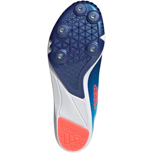 adidas Allroundstar J Running Spikes Legacy Indigo / Turbo / Blue Rush - achilles heel