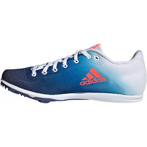 adidas Allroundstar J Running Spikes Legacy Indigo / Turbo / Blue Rush - achilles heel