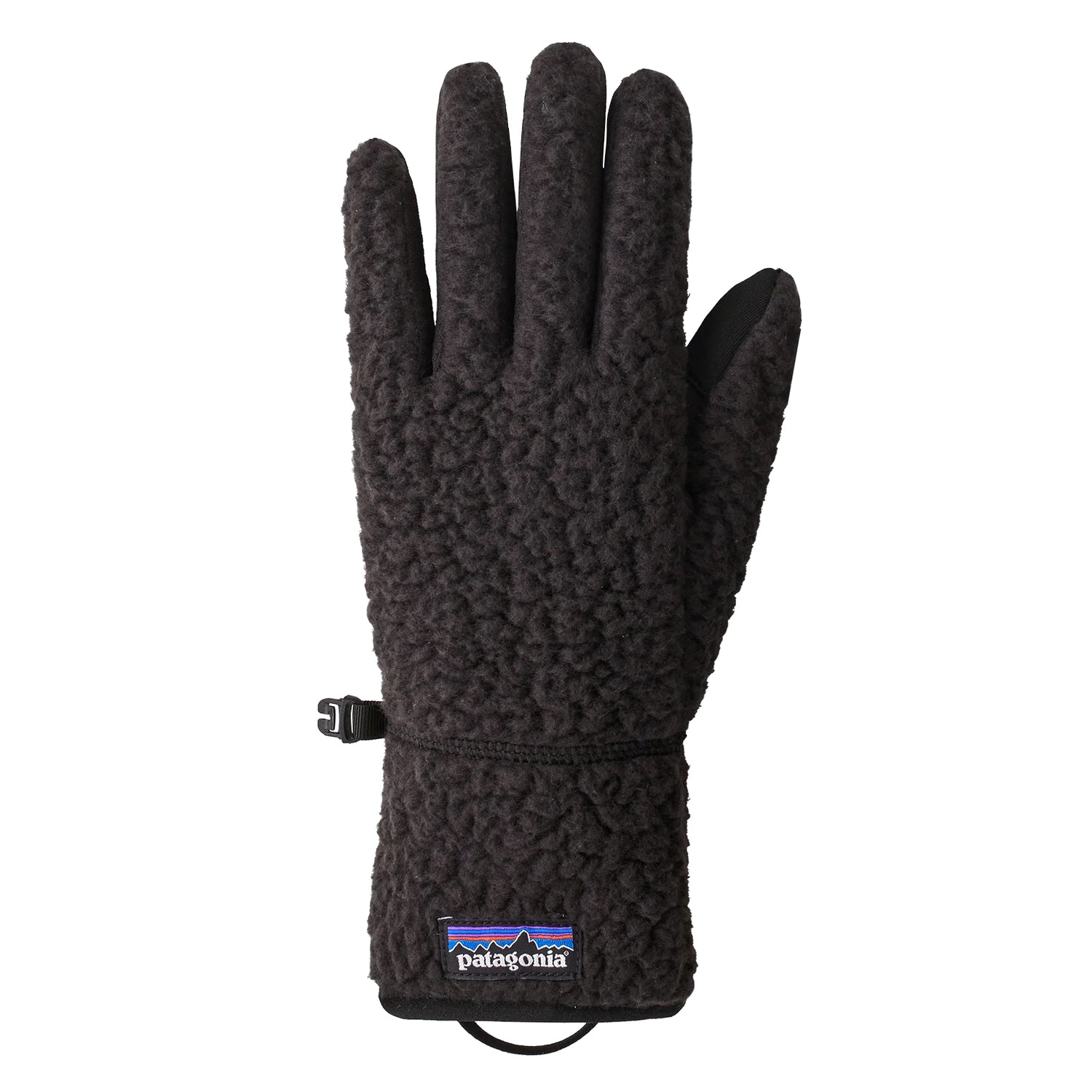 Patagonia Retro Pile Fleece Gloves Black - Achilles Heel