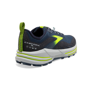 Brooks Men's Cascadia 16 Trail Running Shoes Titan / Peacoat / Nightlife - achilles heel