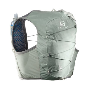 Salomon Active Skin 8 Set Running Vest Wrought Iron / Sedona Sage - achilles heel