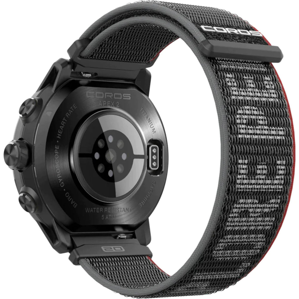 COROS Apex 2 Premium Multisport GPS Watch Black - achilles heel