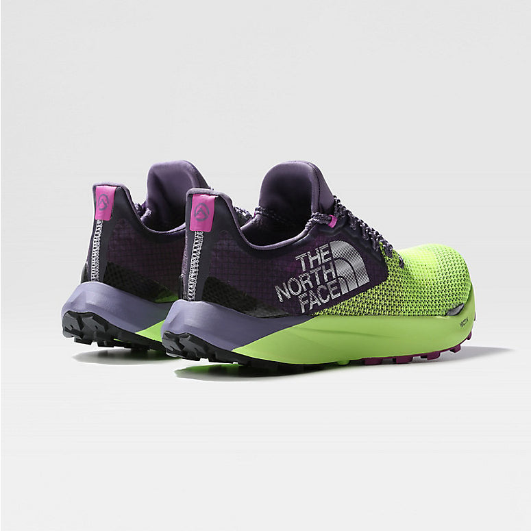 The North Face Women's Summit Vectiv Sky Trail Running Shoes LED Yellow / Lunar Slate - achilles heel