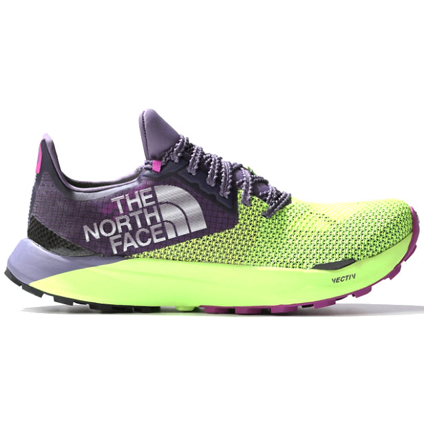 The North Face Women's Summit Vectiv Sky Trail Running Shoes LED Yellow / Lunar Slate - achilles heel