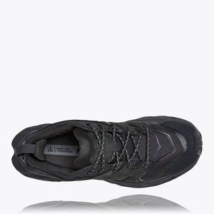 Hoka Women's Anacapa Low GORE-TEX Walking Shoes Black / Black - achilles heel