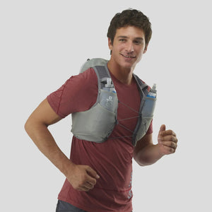 Salomon Active Skin 8 Set Running Vest Wrought Iron / Sedona Sage