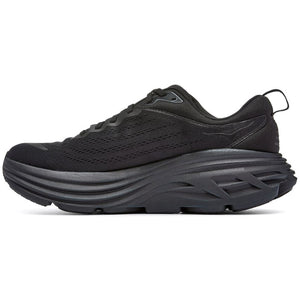 Hoka Men's Bondi 8 Running Shoes Black / Black - achilles heel