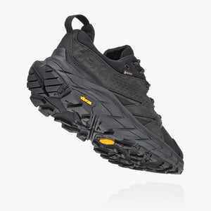 Hoka Women's Anacapa Low GORE-TEX Walking Shoes Black / Black - achilles heel