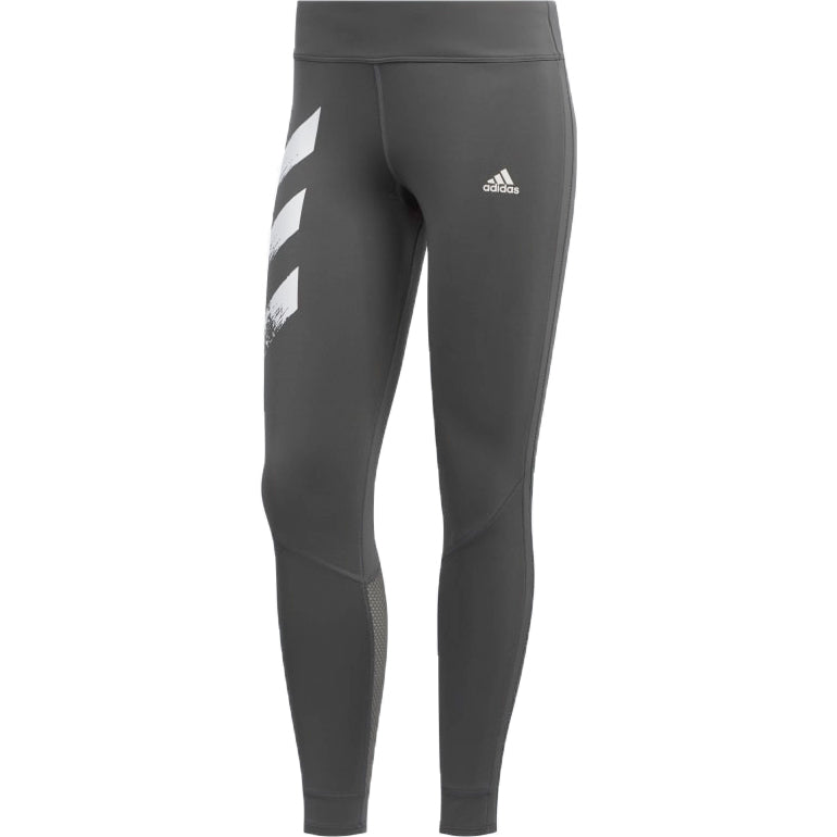 Adidas Women's Own The Run 7/8 Tight Grey - achilles heel