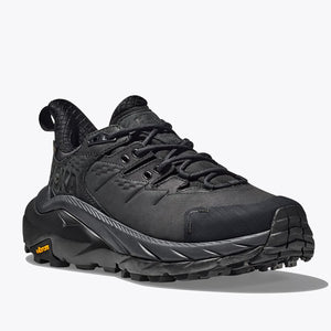 Hoka Men's Kaha 2 Low GORE-TEX Walking Shoes Black / Black - achilles heel