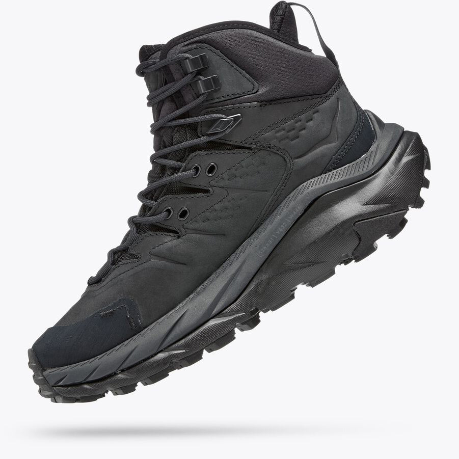 Hoka Women's Kaha 2 GORE-TEX Walking Boots Black / Black - Achilles Heel
