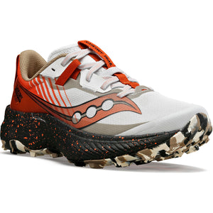 Saucony Women's Endorphin Edge Trail Running Shoes Fog / Zenith - achilles heel