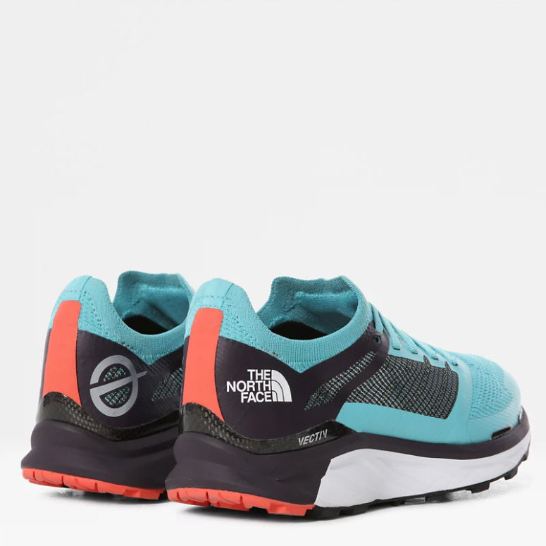 The North Face Women's Flight Vectiv Trail Running Shoes Transantarctic Blue / Dark Eggplant Purple - achilles heel