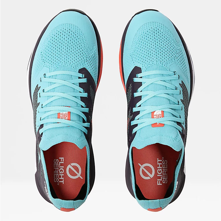 The North Face Women's Flight Vectiv Trail Running Shoes Transantarctic Blue / Dark Eggplant Purple - achilles heel
