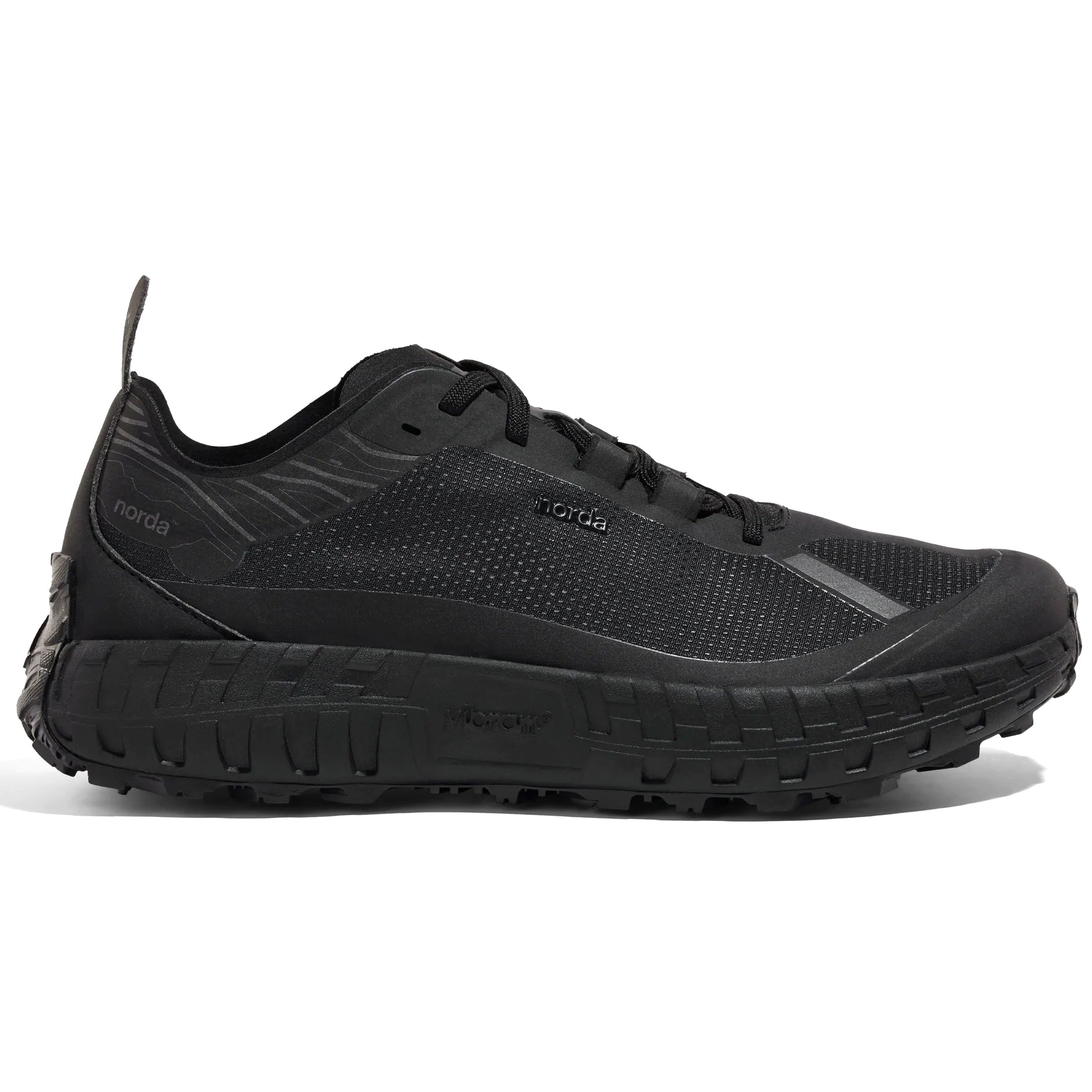 norda Men's 001 G+ Graphene Trail Running Shoes Stealth Black - Achilles Heel
