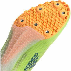 adidas Sprintstar Running Spikes Legacy Pulse Lime / Real Teal / Flash Orange - achilles heel