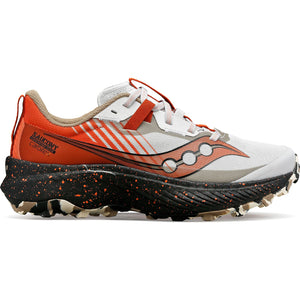 Saucony Women's Endorphin Edge Trail Running Shoes Fog / Zenith - achilles heel