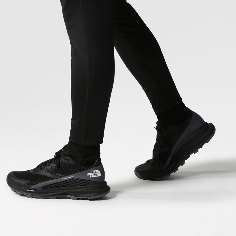The North Face Women's Vectiv Levitum Futurelight Trail Running Shoes TNF Black / Vanadis Grey - achilles heel