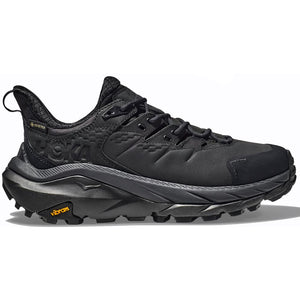 Hoka Men's Kaha 2 Low GORE-TEX Walking Shoes Black / Black - achilles heel