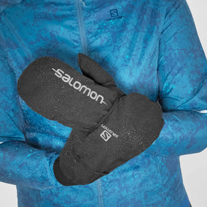 Salomon Bonatti Waterproof Mitten Black - achilles heel