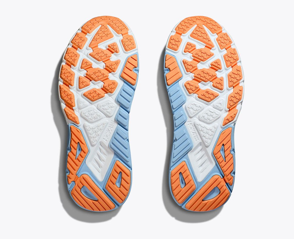 Hoka Women's Arahi 6 Running Shoes All Aboard / Coastal Sky - achilles heel