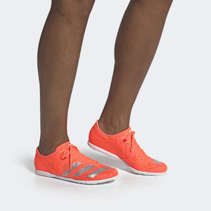 adidas Women's Distancestar Running Spikes Coral - achilles heel